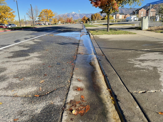 Weber Basin Water Conservancy District Official Says Problem Leak 